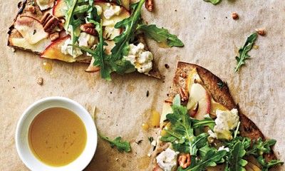 Apple Goat Cheese Pecan Pizza