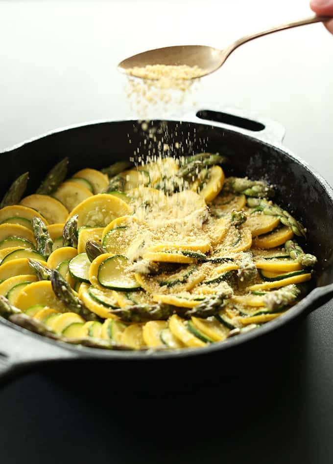 Vegan Zucchini Gratin
