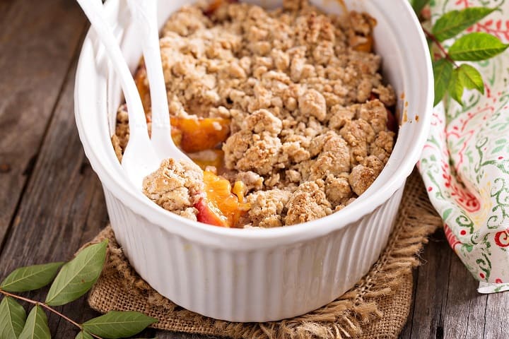 Clean Peach Crumble - LiverSupport.com