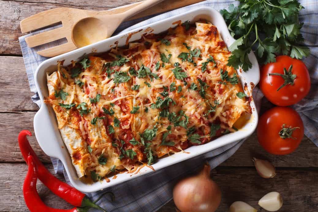 Spinach Artichoke Enchiladas Recipe