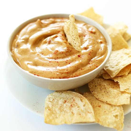 Cashew-Less Vegan Queso Dip - LiverSupport.com