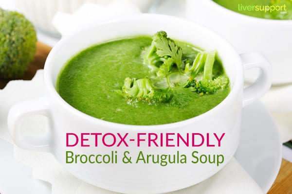 Detox-Friendly Broccoli & Arugula Soup