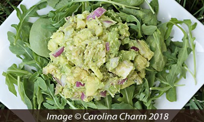 Carolina Charm - Easy and Healthy Avocado Chicken Salad