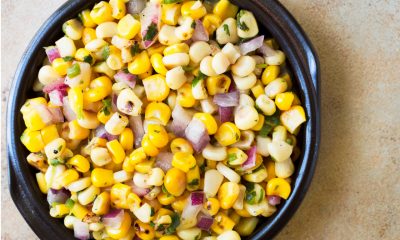 Bowl of Chipotle Copycat Corn Salsa