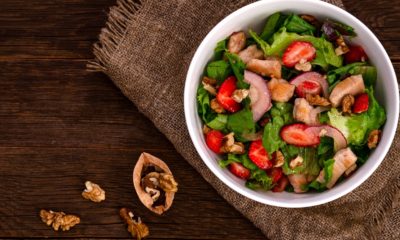 Savory Strawberry Salad with Homemade Balsamic Dressing