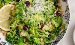 Shaved Brussels Sprout Salad Love & Lemon Recipe