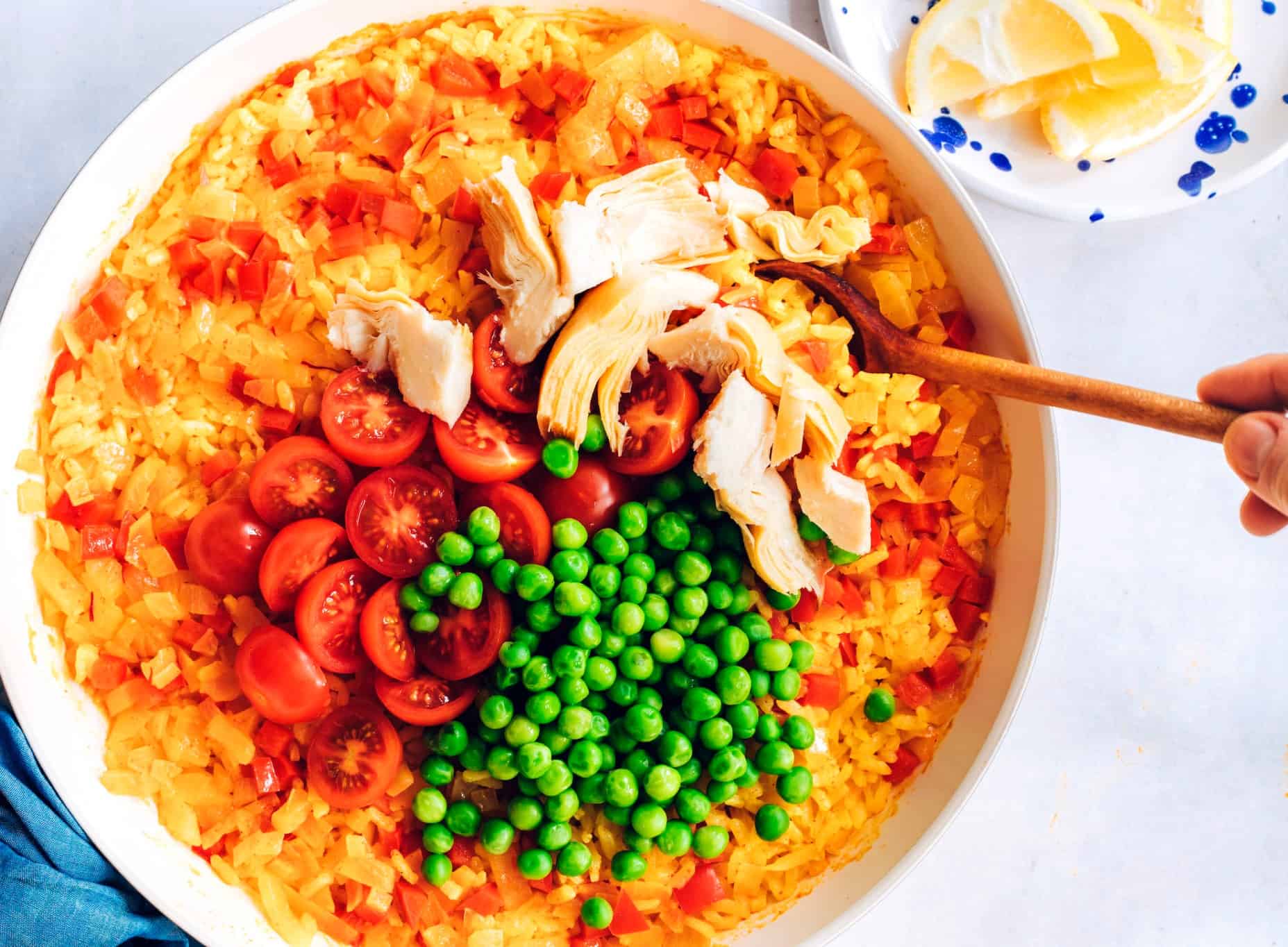 Easy Vegan Paella - 1 Pan! - LiverSupport.com