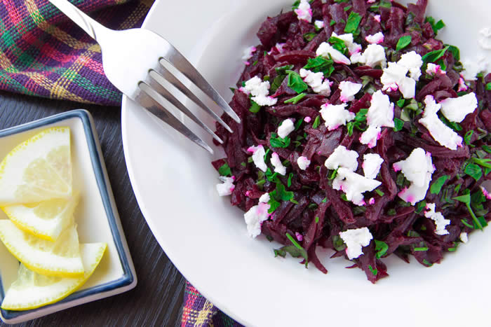 Making beet salad is one way to incorporate more beets into your diet.