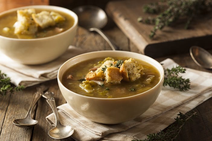 Slow Cooker Vegetarian Split Pea Soup - LiverSupport.com